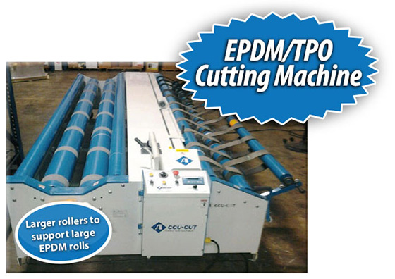 EPDM / TPO CUTTING MACHINE